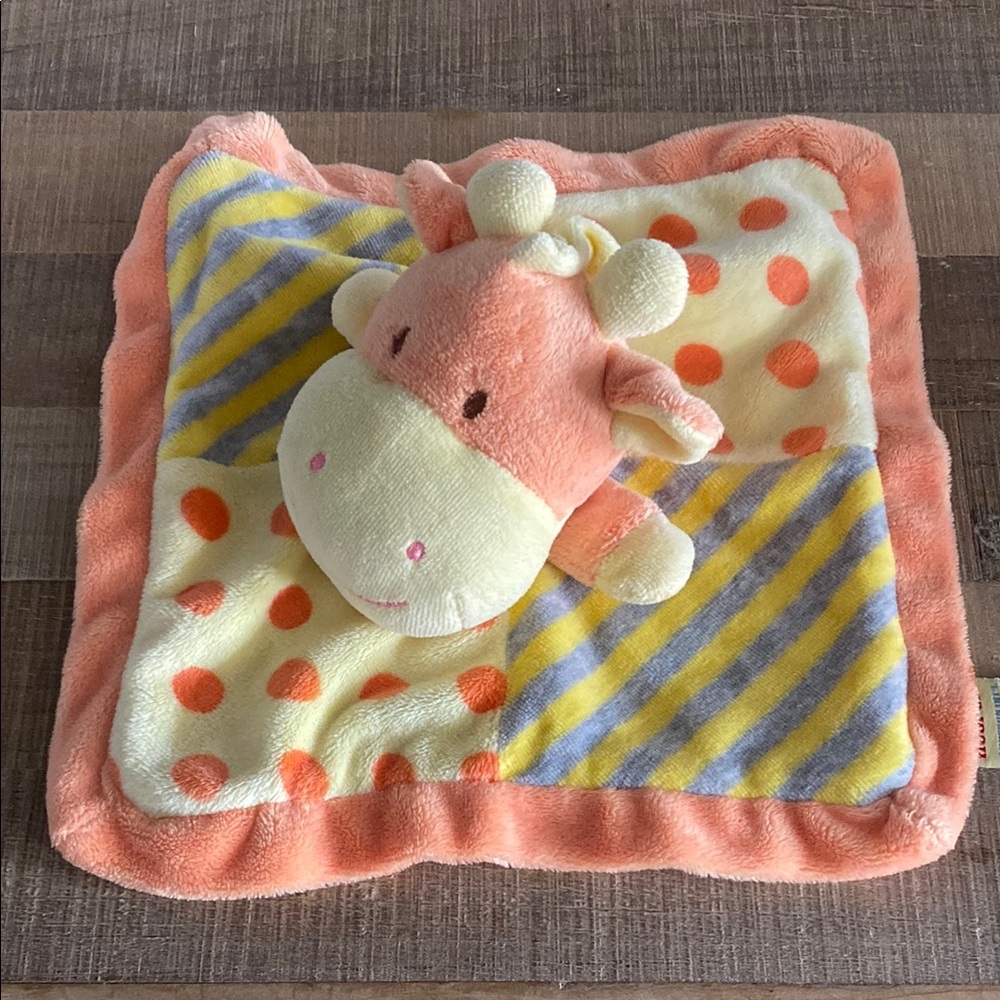BABY HUGFUN Plush Giraffe Baby Blanket lovey